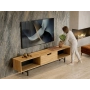 Szafka RTV-70 Drewno Lite Dąb Loft Lakier Rozmiary od 100 cm do 200 cm PREMIUM